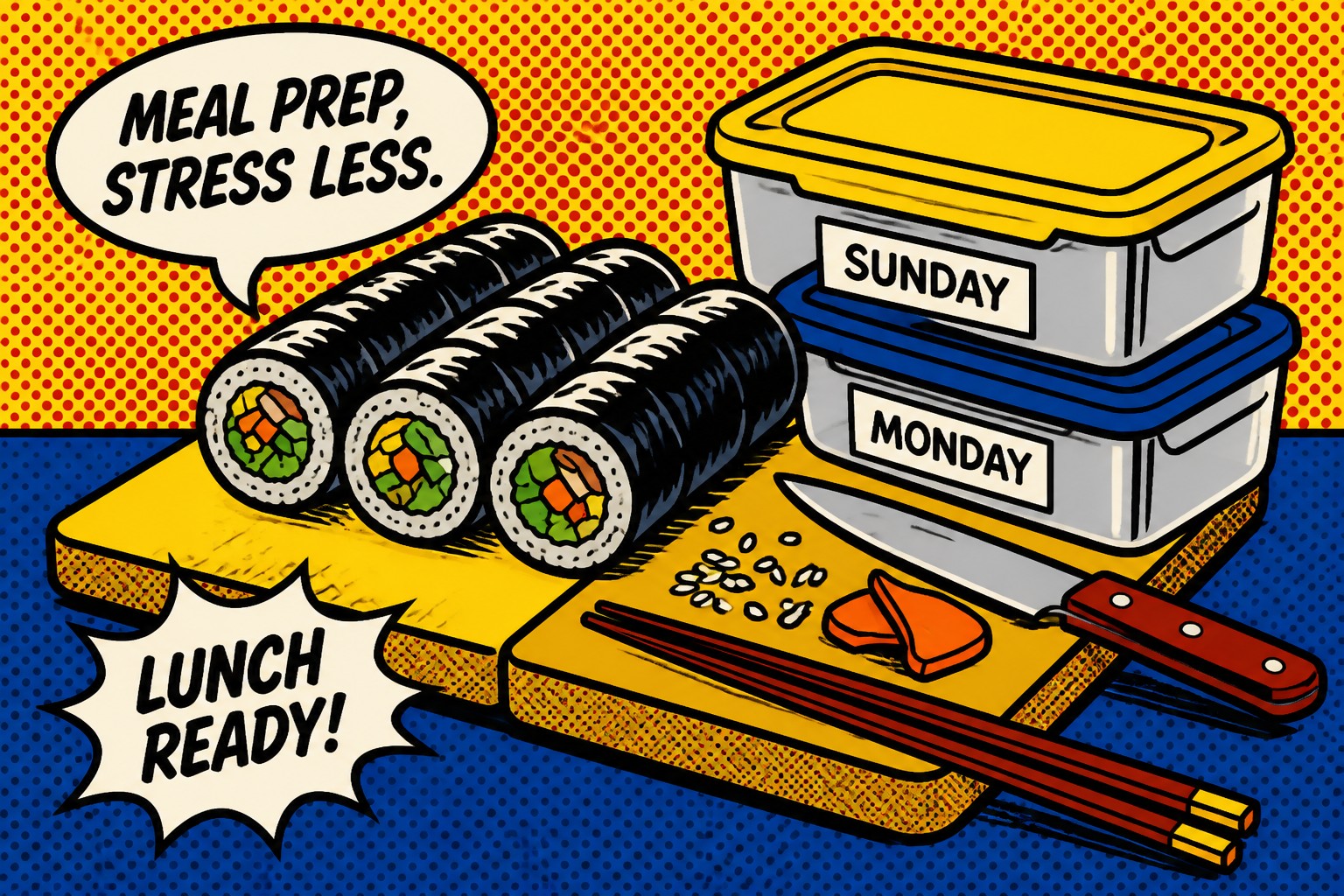 Sunday Prep: Kimbap That Holds Through Monday