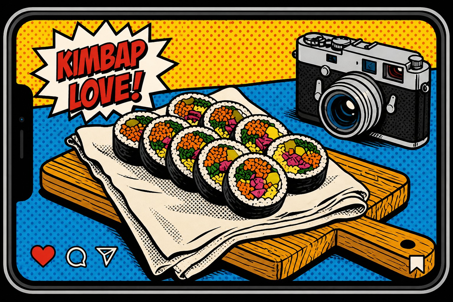 Why Kimbap Photographs Well: Instagram, TikTok, and the Cut Face