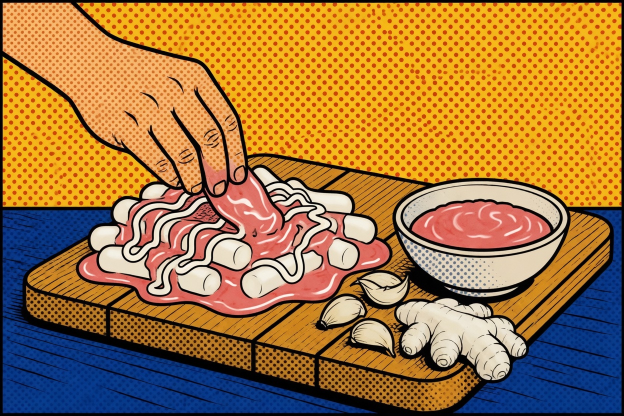 Rose Tteok Kimbap — Rosé Sauce Inside